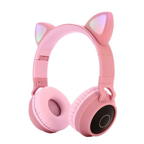 Cat Ears: Bluetooth Wireless Headset - Pink | at Mighty Ape Australia