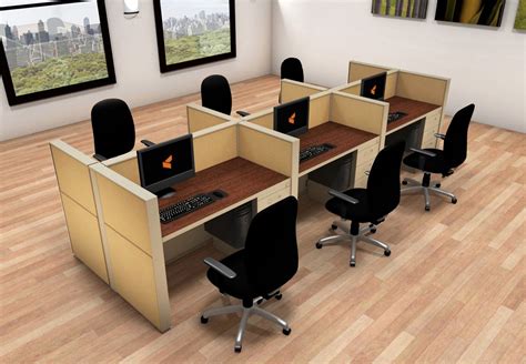 Call Center Workstations - 2x4 Cubicle Workstations - Cubicle Systems