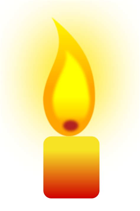 Candle Light Clip art - Flame Vector png download - 600*900 - Free Transparent Candle png ...