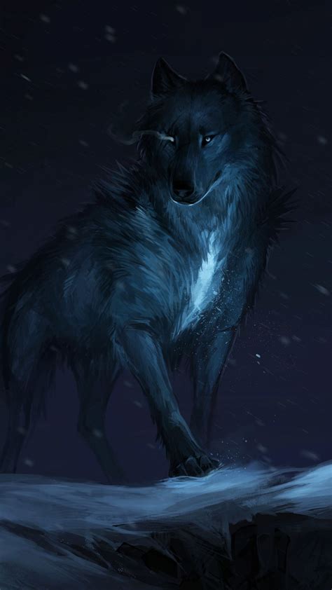 Anime Shadow Wolf Wallpaper