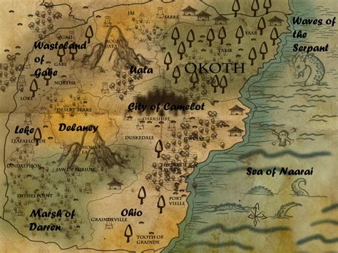 Kingdom of Camelot Map by Catsroxz on DeviantArt