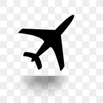 Plane Black Vector Design Images, Black Plane, Plane Clipart, Aircraft ...