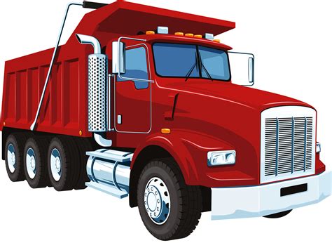 A Cartoon Dump Truck Clipart Dump Truck Clip Art Svg Vector Art | The ...