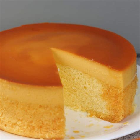 Leche Flan Cake Recipe - Filipino Custard Cake - AlmostNordic