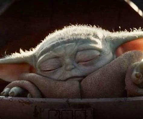 Baby Yoda Sleeping - Movie Wallpaper