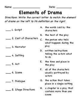 Elements of Drama Activities (NO PREP) by The Adventure Called Teaching