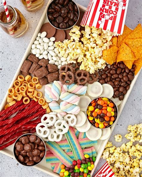 Movie Night Snacks Board - Good Party Ideas