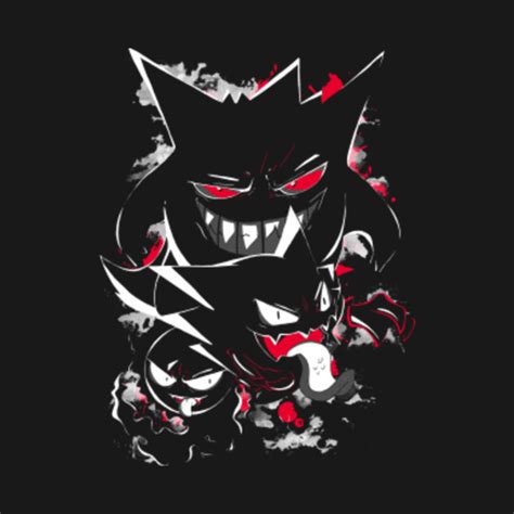 Gastly Evolution - Pokemon - T-Shirt | TeePublic