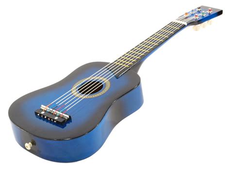 25" Children's Kids Toy Acoustic Guitar Blue with Bag and Accessories ...