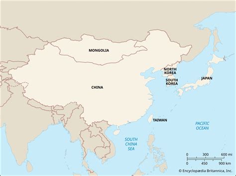 East Asia Map Taiwan - Emelia Morganica