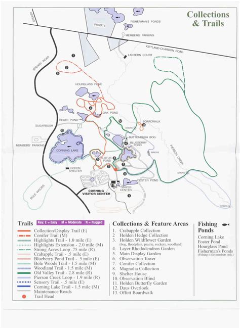 Holden Arboretum Park Trail Map