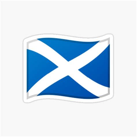 " Scotland Flag Emoji" Sticker for Sale by Stickypegatinas | Redbubble