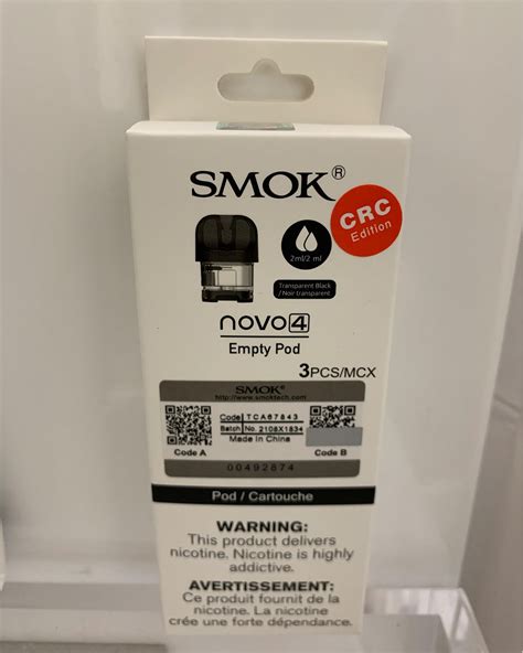 SMOK Novo 4 Pods (3pcs) — EXETER VAPE