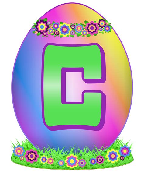 Easter Egg Letter C Free Stock Photo - Public Domain Pictures