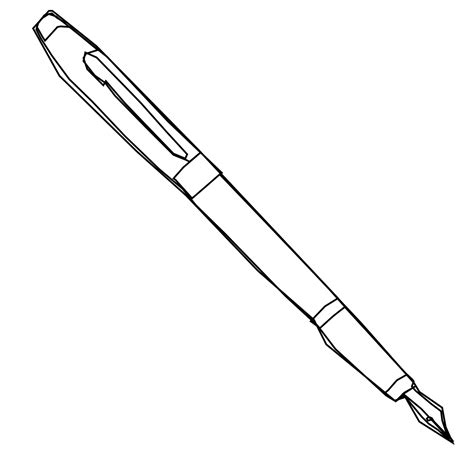 Pen Clipart Black And White | Free download on ClipArtMag