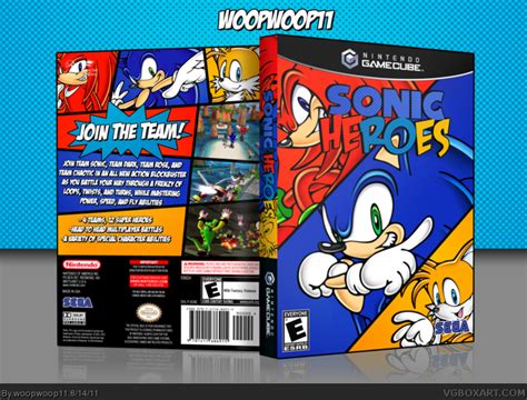 Sonic Heroes GameCube Box Art Cover by woopwoop11