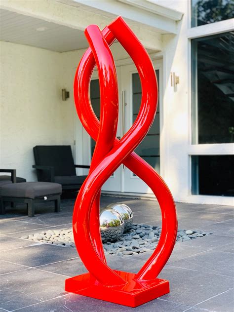 Ephesus Modern Sculpture, Abstract Art, Tall Metal Sculpture, Garden ...