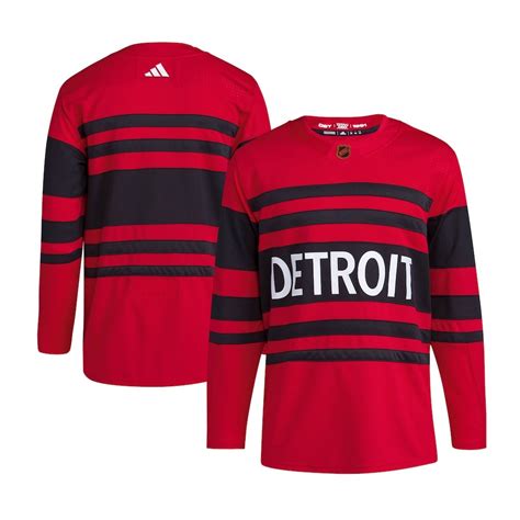 Detroit Red Wings Men's Reverse Retro 2.0 Jersey - Vintage Detroit Collection