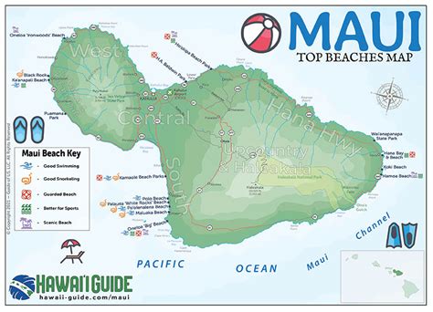 Maui Hawaii Maps - Travel Road Map