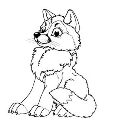 Baby Wolf Coloring Pages To Print - Coloring Home