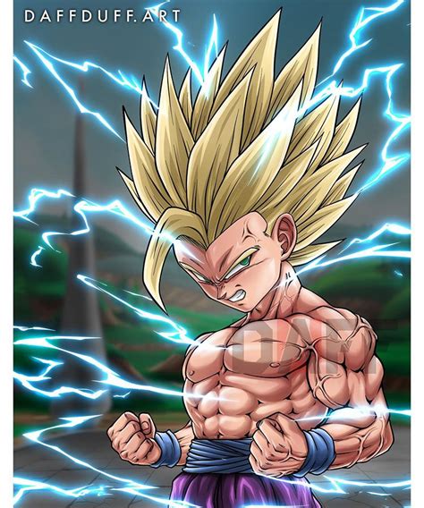 The Angry Super Saiyan 2, Teen Gohan by yoink17 on DeviantArt