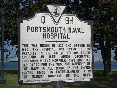 PORTSMOUTH NAVAL HOSPITAL - Virginia Historical Markers on Waymarking.com