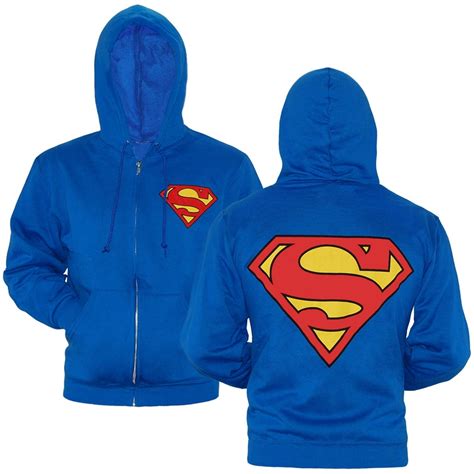 DC Comics - Superman Symbol Zip-Up Hoodie - Walmart.com - Walmart.com