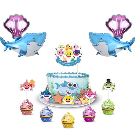 Baby Shark Party Decorations | Baby Shark Party Supplies | POPSUGAR Family Photo 17