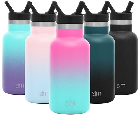 Simple Modern Kids 12oz Ascent Water Bottle with Straw Lid - Stainless ...