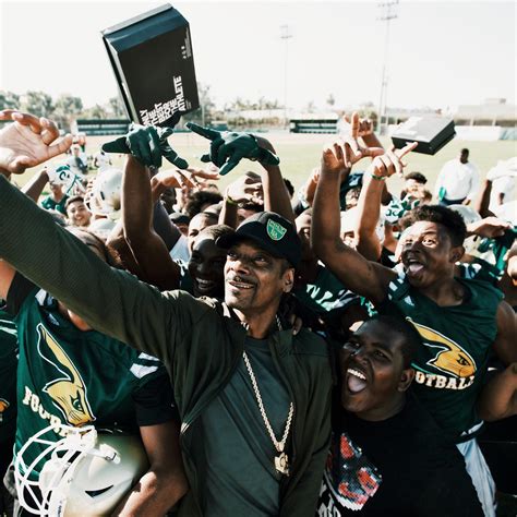 Snoop Dogg Surprises His Old High School Football Team with New Kicks | Bleacher Report | Latest ...