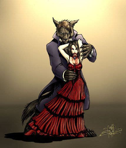 Werewolves & Vampires Fan Art: vampire and werewolve in love | Werewolf art, Red riding hood art ...