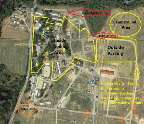 Labeled Map – Deerfield Fairgrounds – NEAR-Fest Tickets