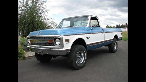 1970 Chevrolet C-10 CST 4x4 Stunning Restoration Walk Around Start - YouTube