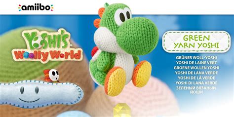 Green Yarn Yoshi | amiibo | Yoshi's Woolly World Collection | Nintendo