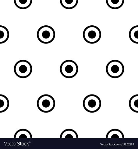 Circles polka dot simple seamless pattern Vector Image