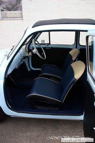 Fiat 500 seat upholstery - Car Interior - M&C Vehicle Trimming Adelaide