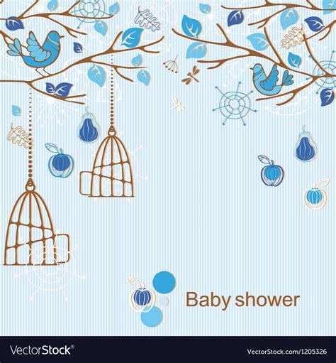 Baby shower - boy Royalty Free Vector Image - VectorStock