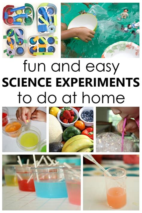 Easy Science Experiments to Do at Home - Fantastic Fun & Learning