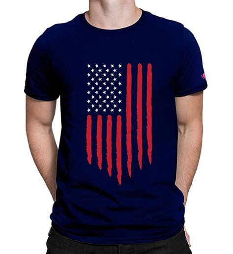 Graphic Printed T-Shirt for Men USA Flag T-Shirt