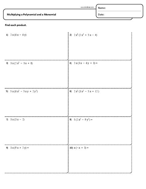 Quiz Write Polynomials In Standard Form Printable - Printable Forms Free Online