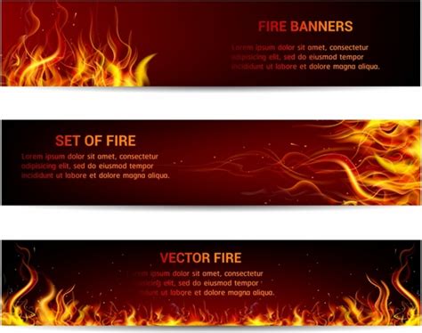 Fire banner design Vectors graphic art designs in editable .ai .eps .svg format free and easy ...