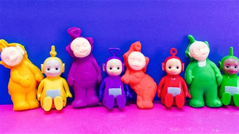 TELETUBBIES PLAY-DOH Molds Folding and Taking Apart Dough Characters - YouTube