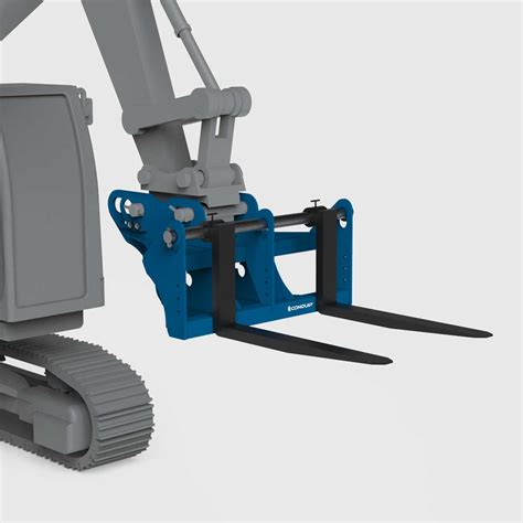 Excavator Forks | New Larger Size | Excavator Pallet Forks | Conquip USA