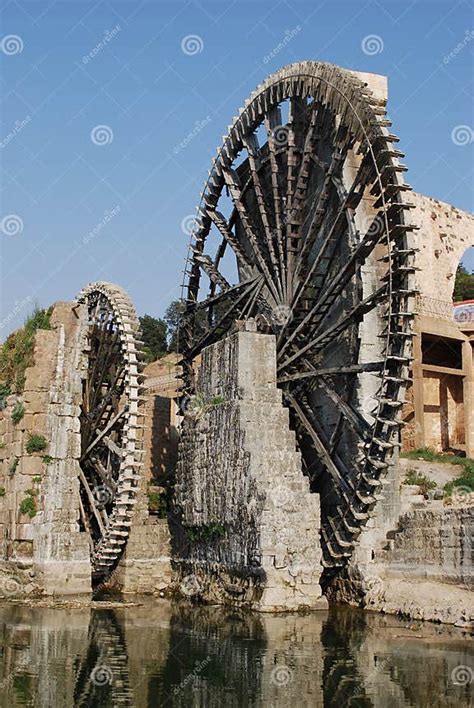 Syria - Hama stock image. Image of noria, site, historical - 13484293