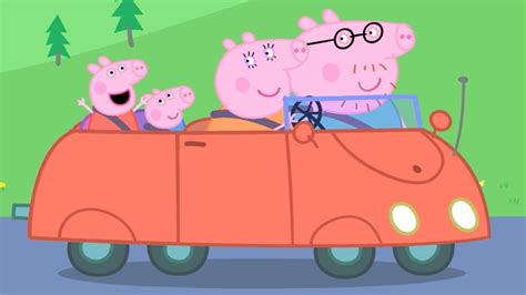 Peppa Pig and the Red Car! in 2022 | Peppa pig car, Peppa pig, Peppa