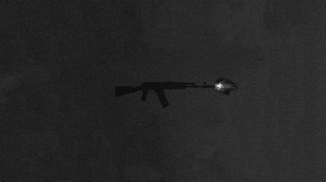 Ak 47 Wallpaper Black