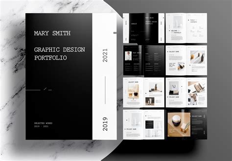 Free Graphic Design Portfolio Layout InDesign Template