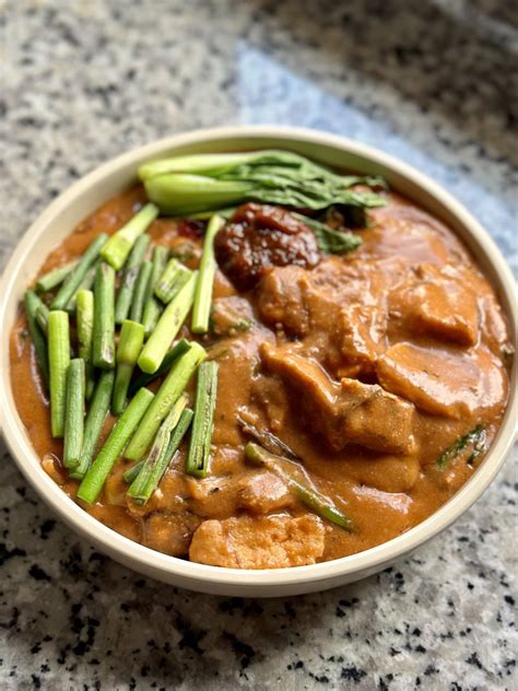 Filipino Peanut Stew (Kare Kare) - Brown Girl Vegan