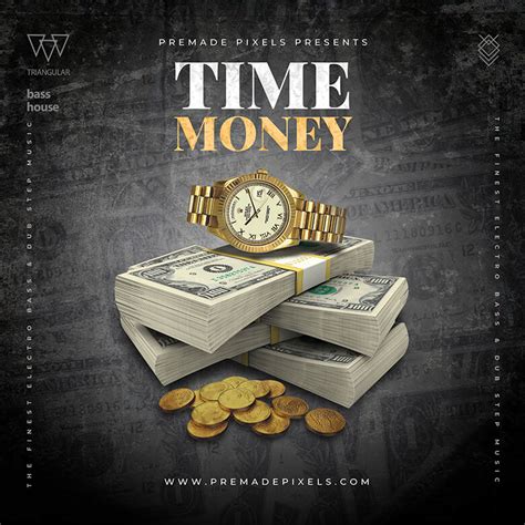 Time Equals Money Album Cover - Photoshop PSD