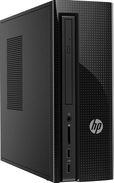 Customer Reviews: HP Slimline Desktop Intel Core i7 8GB Memory 1TB Hard Drive Black 270-P014 ...